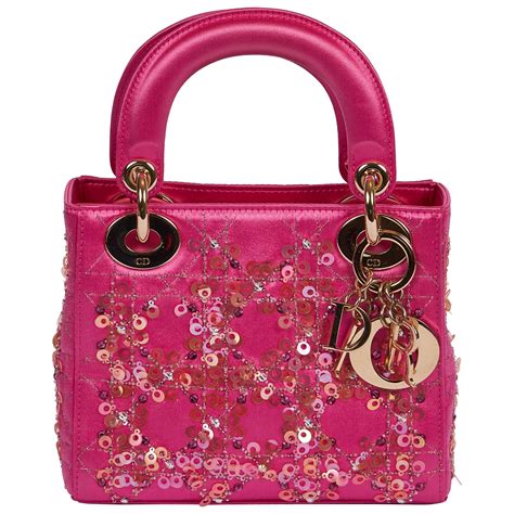 dior lady bag pink|lady dior embroidered bag.